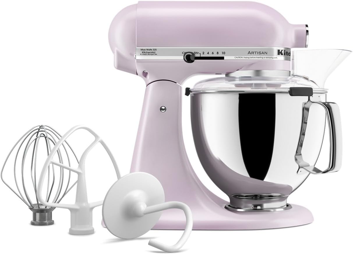 KitchenAid Artisan Series 5 Quart Tilt-Head Stand Mixer, KSM150PS, Wildflower