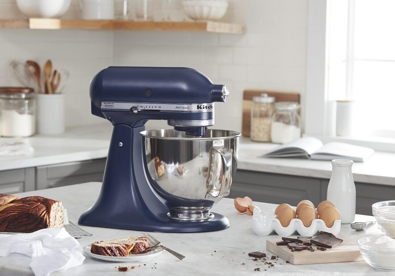 KitchenAid Artisan 5 Quart Tilt-Head Stand Mixer - KSM150PS, Ink Blue