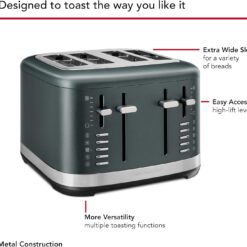 KitchenAid 4 Slice Toaster KMT4109JP, Juniper