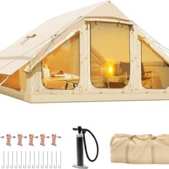 Esazn Inflatable Camping Tents Polyester 6 -Person Tent
