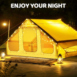 Esazn Inflatable Camping Tents Polyester 6 -Person Tent