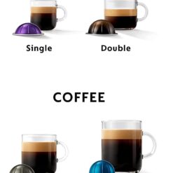 Nespresso Vertuo Coffee and Espresso Maker by Breville, Black