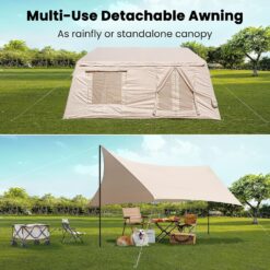 Esazn 8-10 People Inflatable Camping Tents Polyester 8 -Person Tent