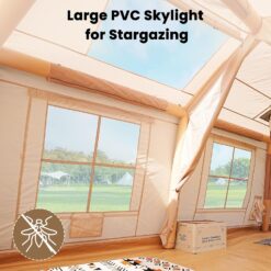 Esazn 8-10 People Inflatable Camping Tents Polyester 8 -Person Tent