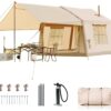 Esazn 4-6 People Inflatable Camping Tents Polyester 6 -Person Tent