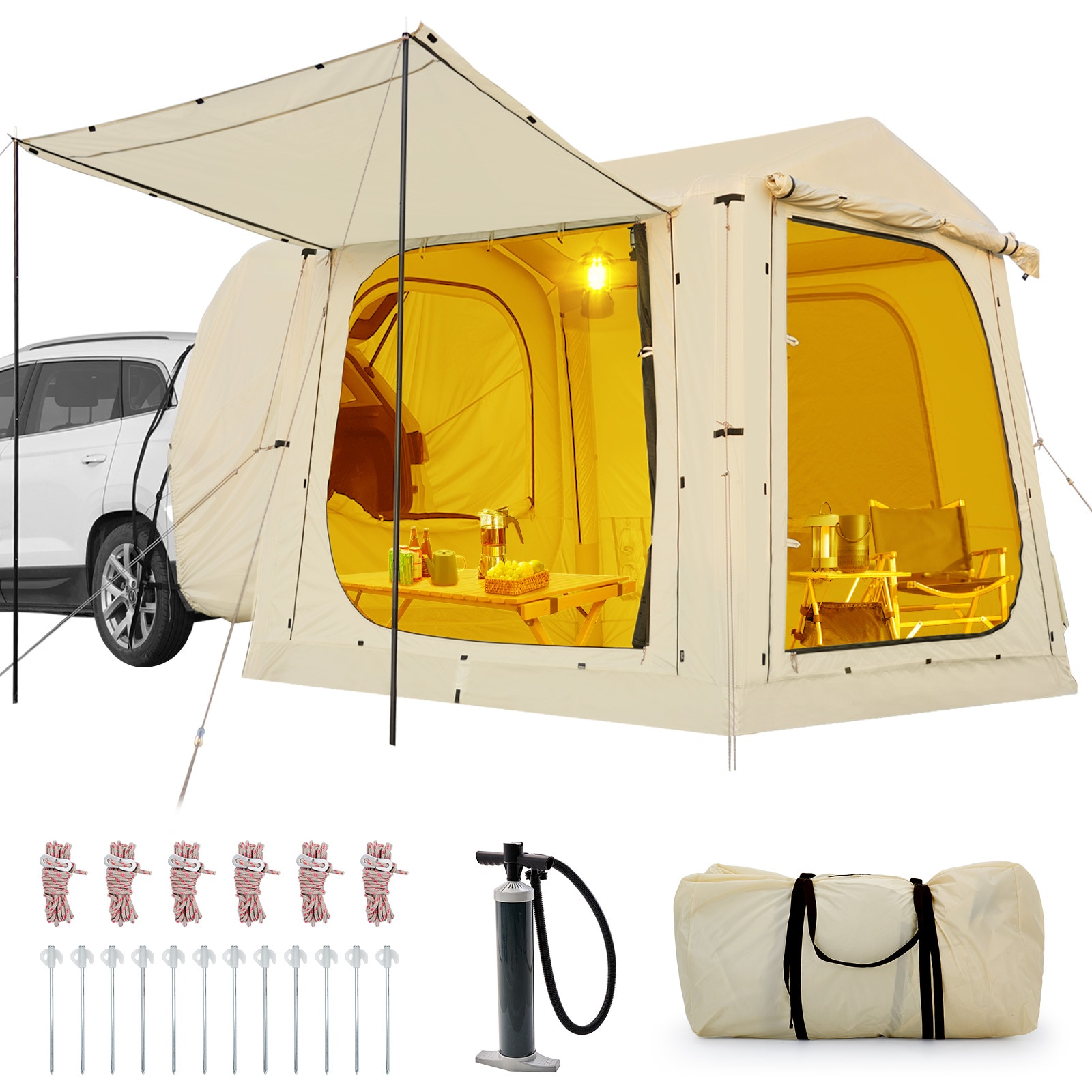 Esazn Truck Tent Polyester 6 -Person Screen tent