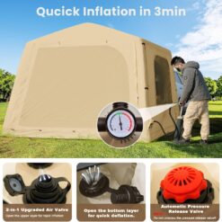 Esazn Truck Tent Polyester 6 -Person Screen tent