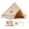 SVOPES Canvas Bell Tent Polyester 8 -Person Tent
