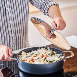 alva Maestro 3-Piece Ceramic Nonstick Cookware Set - 3.5qt Saute Pan and 11-inch Frying Pan
