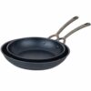alva Artist Blue Carbon Steel Frying Pan Set - 9.5-in and 11-in