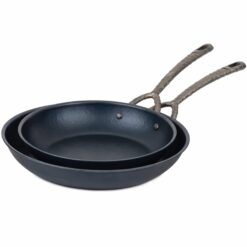 alva Artist Blue Carbon Steel Frying Pan Set - 9.5-in and 11-in