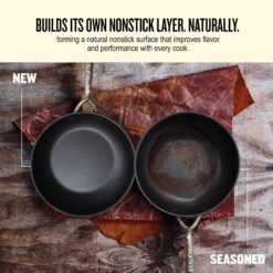 alva Artist Blue Carbon Steel Frying Pan Set - 9.5-in and 11-in