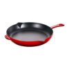 STAUB Cast Iron 10-inch Fry Pan - Cherry