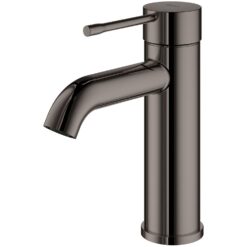 GROHE Essence Starlight Chrome Single Hole 1-Handle WaterSense Bathroom Sink Faucet with Drain