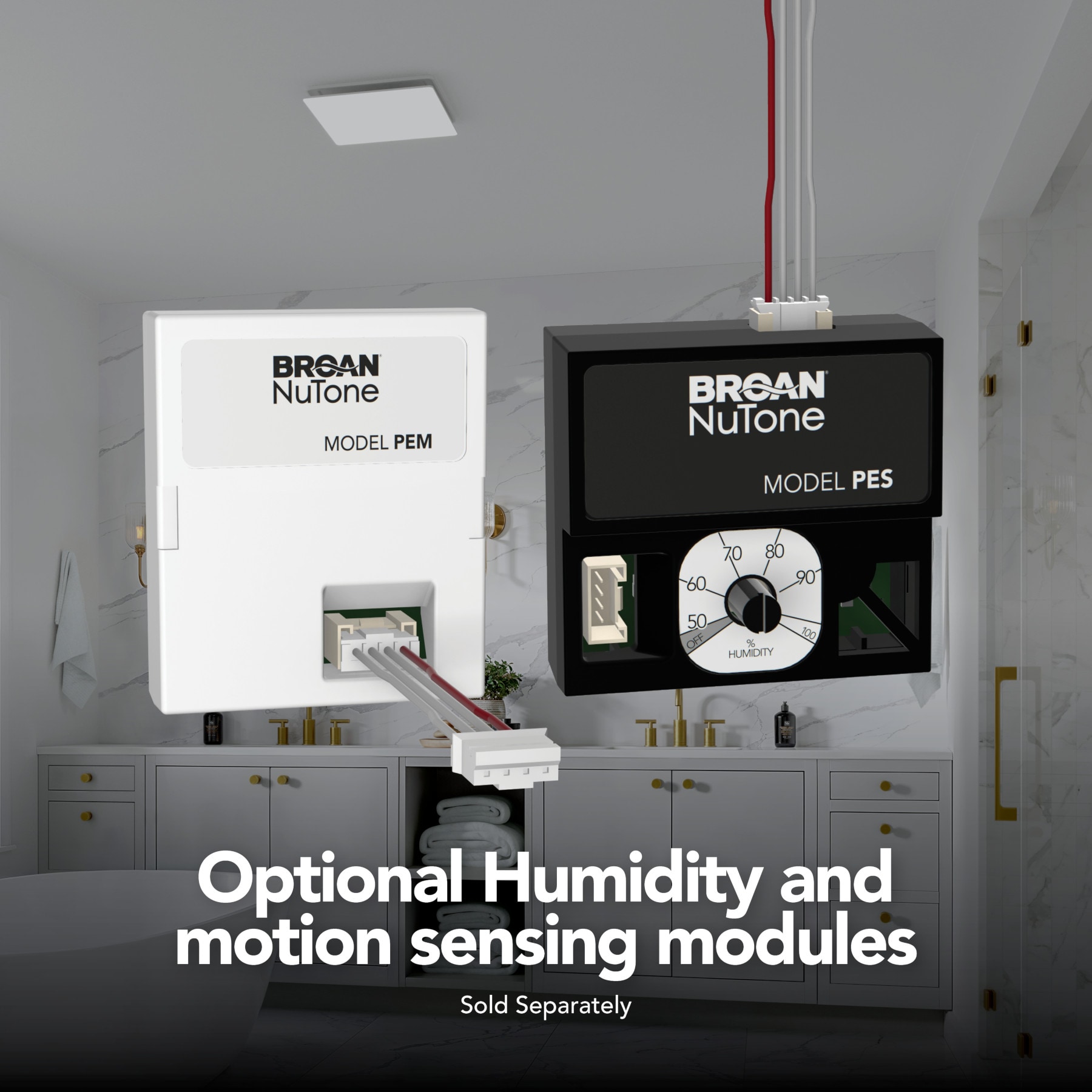 Broan Evolve 0.6-Sone 150-CFM White Bathroom Fan (ENERGY STAR Certified)