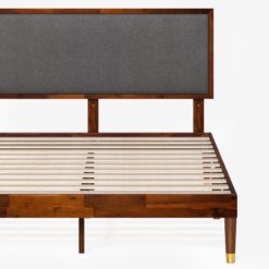 Zinus Full Espresso Wood with Headboard