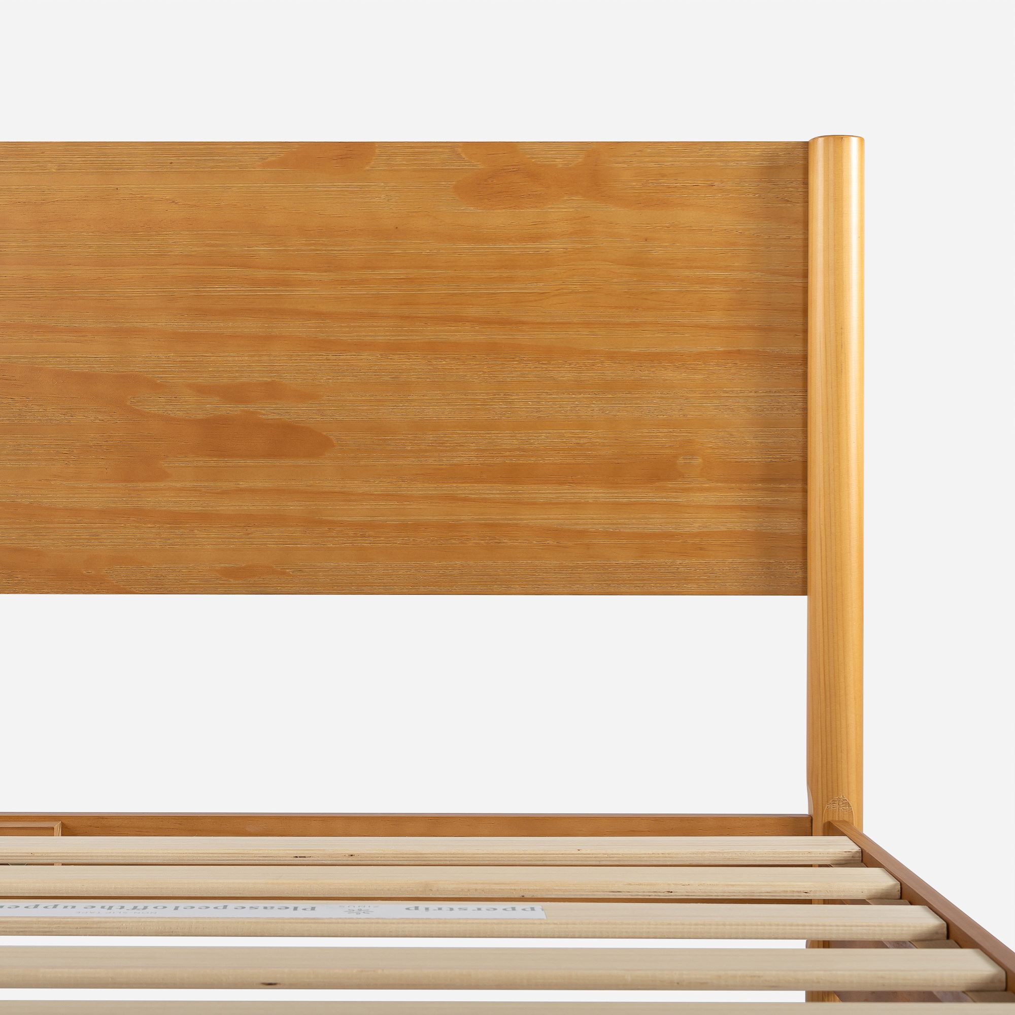 Zinus Queen Wood grain Wood Platform Bed with Headboard