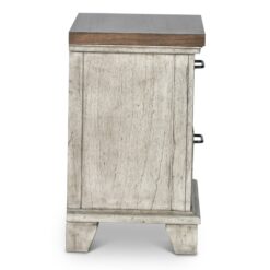Steve Silver Whitewashed Gray Acacia 2 -Drawer 28-in W x 28.5-in H Rustic Nightstand