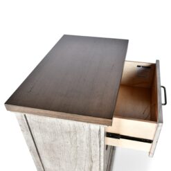 Steve Silver Whitewashed Gray Acacia 2 -Drawer 28-in W x 28.5-in H Rustic Nightstand