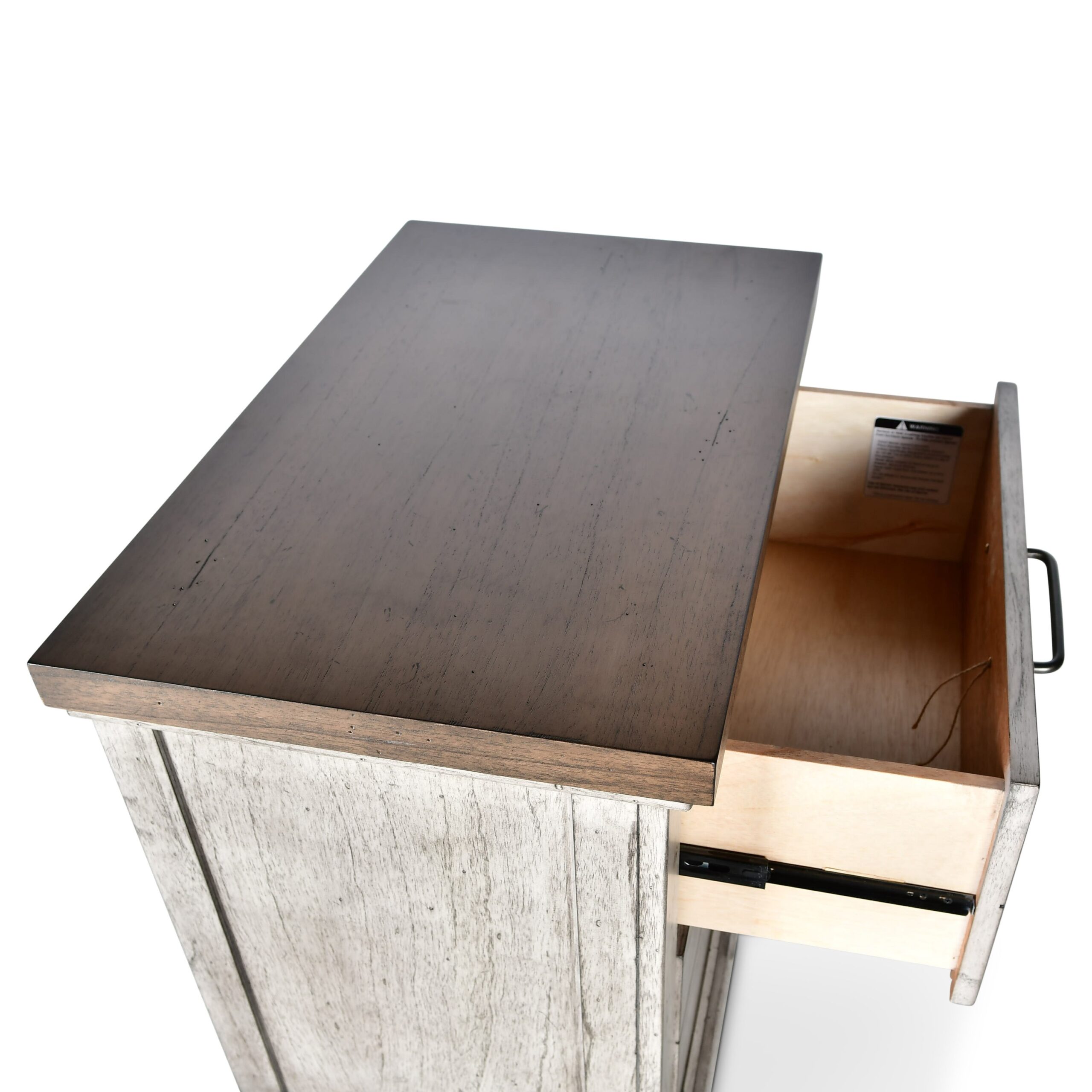 Steve Silver Whitewashed Gray Acacia 2 -Drawer 28-in W x 28.5-in H Rustic Nightstand