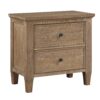 Steve Silver Driftwood Brown Acacia 2 -Drawer 28-in W x 27.75-in H Nightstand