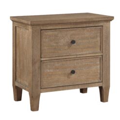 Steve Silver Driftwood Brown Acacia 2 -Drawer 28-in W x 27.75-in H Nightstand