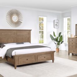 Steve Silver Driftwood Brown Acacia 2 -Drawer 28-in W x 27.75-in H Nightstand