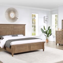 Steve Silver Driftwood Brown Acacia 2 -Drawer 28-in W x 27.75-in H Nightstand