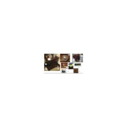 Signature Design by Ashley Porter 2 Drawer Nightstand with Hidden Pull Out Tray in Rustic Brown Finish