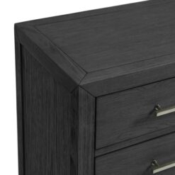 Picket House Furnishings Black 3 -Drawer 28-in W x 28-in H Modern Nightstand