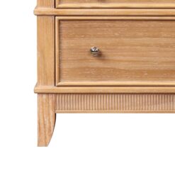 JIMSMAISON Hazel Pine 3 -Drawer 27.3-in W x 27.3-in H Modern Nightstand