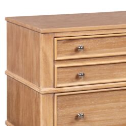 JIMSMAISON Hazel Pine 3 -Drawer 27.3-in W x 27.3-in H Modern Nightstand