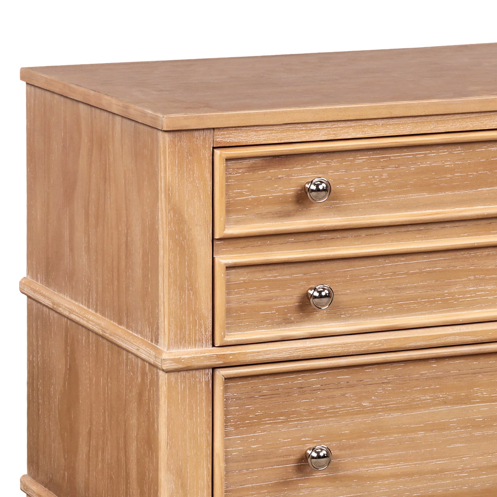 JIMSMAISON Hazel Pine 3 -Drawer 27.3-in W x 27.3-in H Modern Nightstand