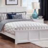 AFI Furnishings Full White Wood Bed Frame with Headboard