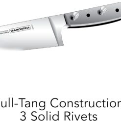 Tramontina Professional 2-Piece Carving Set, 8-inch High Carbon Steel Blade Slicing Knife with Carving Fork, Polywood Handles, Dishwasher Safe