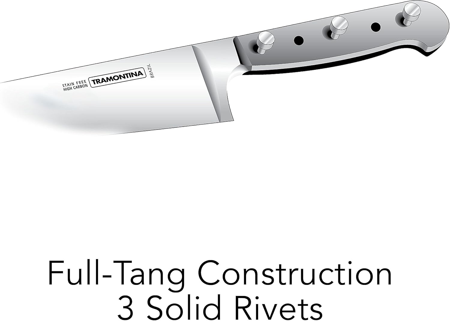 Tramontina Professional 2-Piece Carving Set, 8-inch High Carbon Steel Blade Slicing Knife with Carving Fork, Polywood Handles, Dishwasher Safe