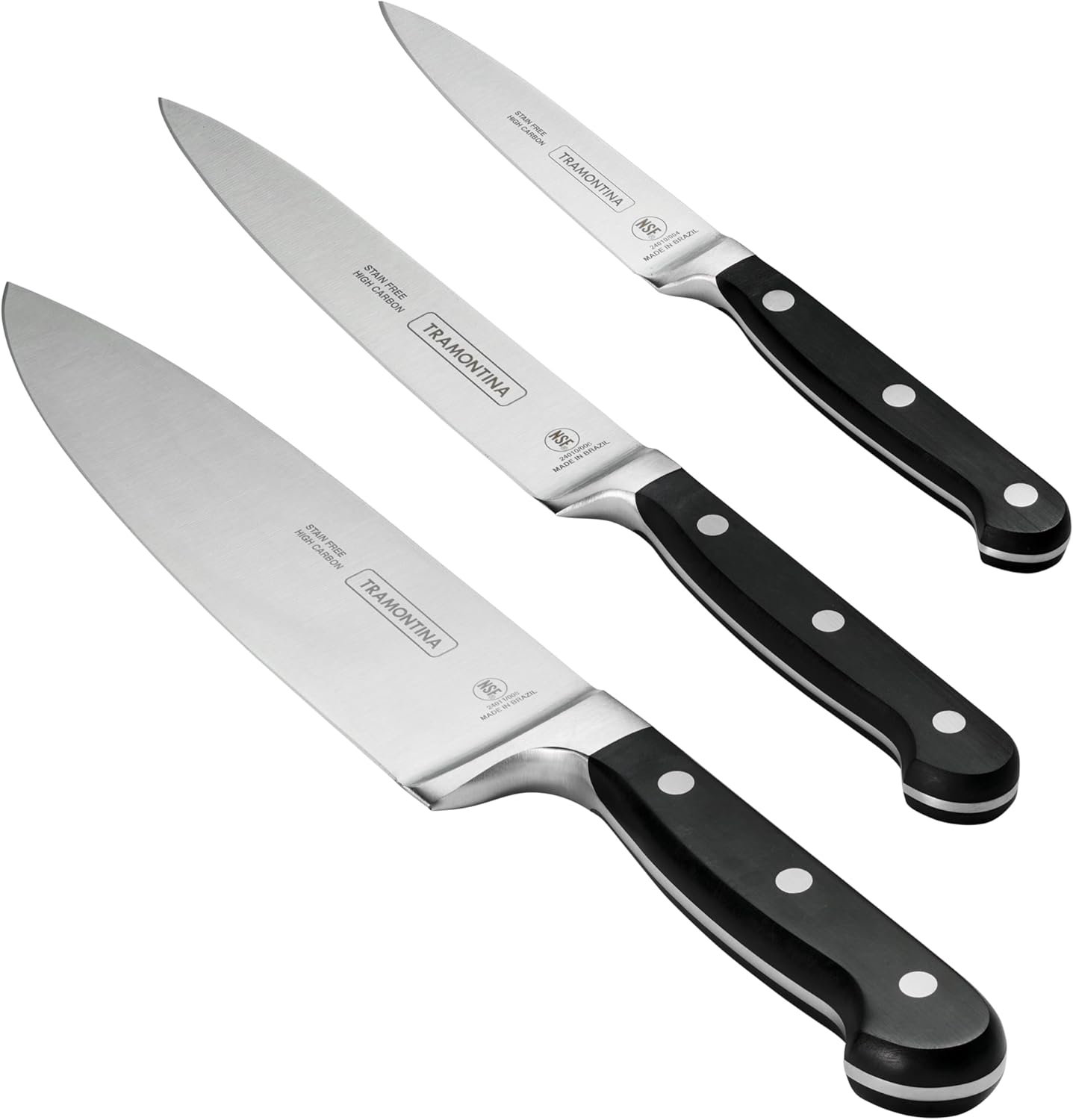 Tramontina Pro Series Forged 3-Piece Starter Kitchen Knife Set