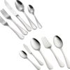 Tramontina 45 Piece Silverware Set - Firenze Utensils Set