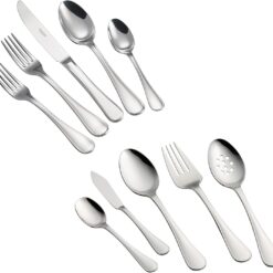 Tramontina 45 Piece Silverware Set - Firenze Utensils Set