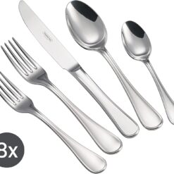 Tramontina 45 Piece Silverware Set - Firenze Utensils Set