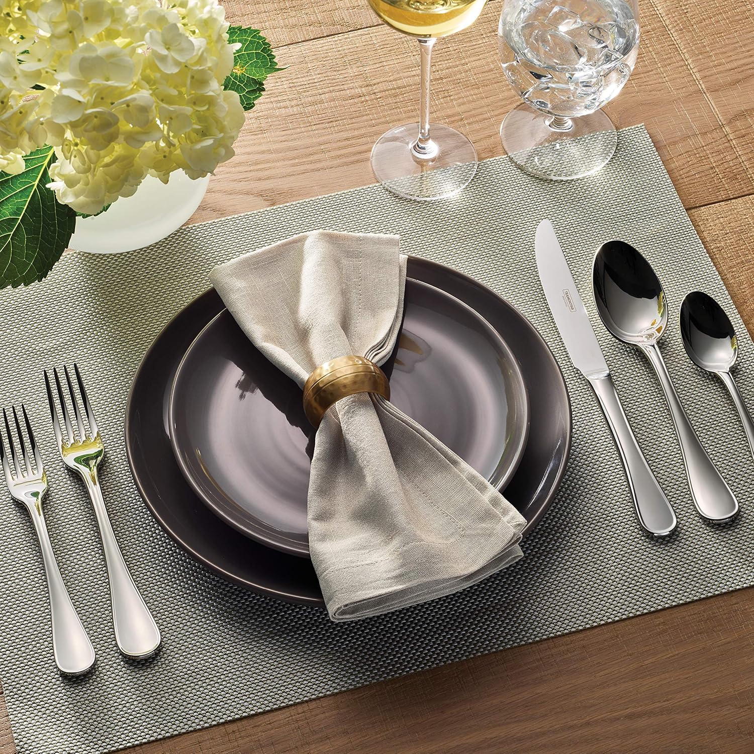 Tramontina 20 Piece Silverware Set - Firenze Utensils Set