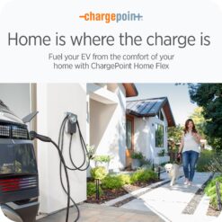 ChargePoint Level 2 NEMA 14-50P Hardwired EV Electric Vehicle Charging Station -up to 50-Amp / 240 -Volts with 23-ft Cable