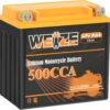 Weize Lithium YTX14-BS, Group 14, 500A LiFePO4 Motorcycle Battery, 12V 5AH ATV, UTV, Jet Ski, 4 Wheeler