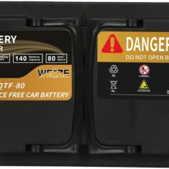 Weize Platinum AGM Battery BCI Group 94R - 12v 80ah H7 Size 94R Automotive Battery, 140RC, 850CCA, 36 Months Warranty, Dimensions 12.4