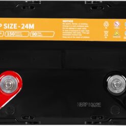 Weize Dual Purpose AGM Battery BCI Group 24M, Starter & Deep Cycle 150RC 550CCA 12V 90AH Sealed Marine & RV Battery