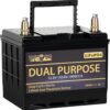 WEIZE 12V 105AH 1000CCA Dual Purpose LiFePO4 Battery, Group 31 Starting Lithium Battery Plus Deep Cycle Performance, Built-in Smart BMS, Perfect for Trolling Motor, Marine, RV