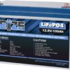 Weize 12V 100Ah TM LiFePO4 Battery Group 31, 120A BMS Low-Temp Protection Deep Cycle Lithium Battery 500A/3S Peak Discharge for Trolling Motor, RV, Solar, Marine