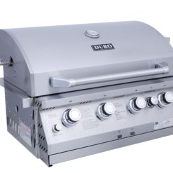 NXR 740-3003BILED Stainless Steel 31-in W 4 -Burner Natural Gas/Liquid Propane Built-in Grill Gas grill