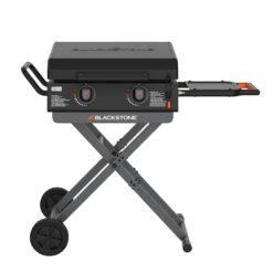 Blackstone 22-in Culinary Omnivore Griddle with Flexfold Legs 361-Sq. in Black Powder Coat Portable Liquid propane Grill