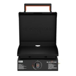 Blackstone 17-in Culinary Omnivore Tabletop Griddle with Hood 267-Sq. in Black Powder Coat Portable Liquid propane Grill